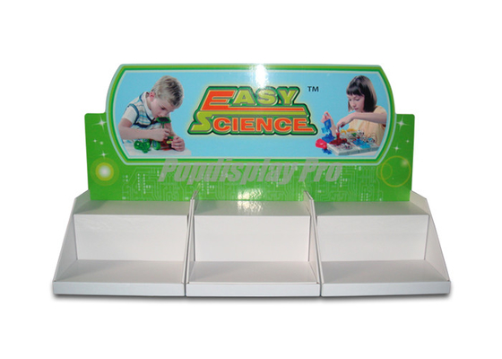 Jouets faciles de la Science du papier PDQ d'affichage fait sur commande de plateau avec 2 Diviers moyens et 3 sections